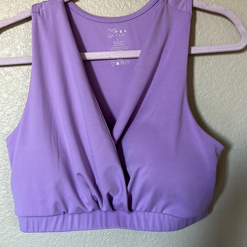 XPBX PRO Lavender  Sports  Bra sz L